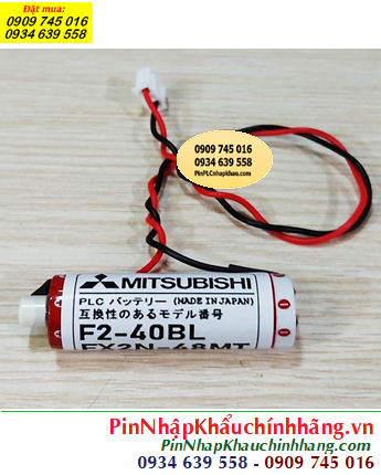 Mitsubishi F2-40BL, Pin nuôi nguồn PLC Mitsubishi F2-40BL lithium 3.6v 1800mAh, Xuất xứ NHẬT 